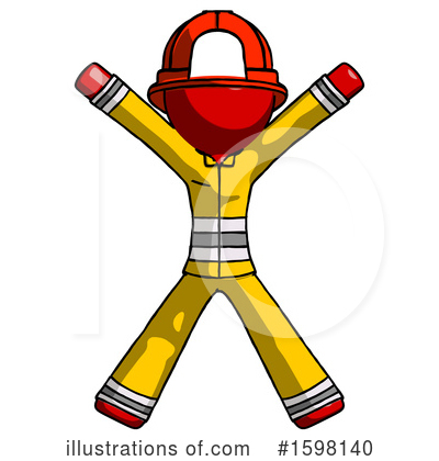 Royalty-Free (RF) Red Design Mascot Clipart Illustration by Leo Blanchette - Stock Sample #1598140