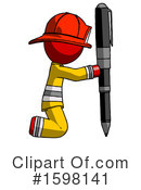 Red Design Mascot Clipart #1598141 by Leo Blanchette