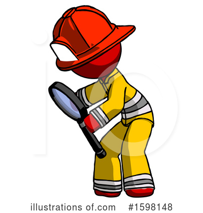 Royalty-Free (RF) Red Design Mascot Clipart Illustration by Leo Blanchette - Stock Sample #1598148
