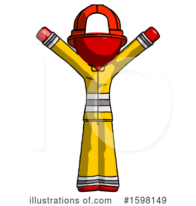 Royalty-Free (RF) Red Design Mascot Clipart Illustration by Leo Blanchette - Stock Sample #1598149