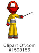 Red Design Mascot Clipart #1598156 by Leo Blanchette