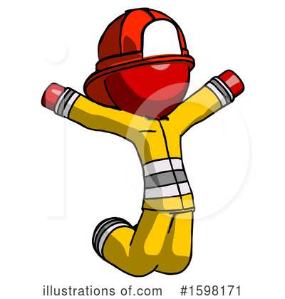 Royalty-Free (RF) Red Design Mascot Clipart Illustration by Leo Blanchette - Stock Sample #1598171