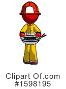 Red Design Mascot Clipart #1598195 by Leo Blanchette