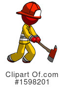 Red Design Mascot Clipart #1598201 by Leo Blanchette