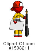 Red Design Mascot Clipart #1598211 by Leo Blanchette