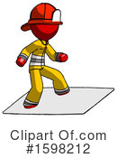 Red Design Mascot Clipart #1598212 by Leo Blanchette