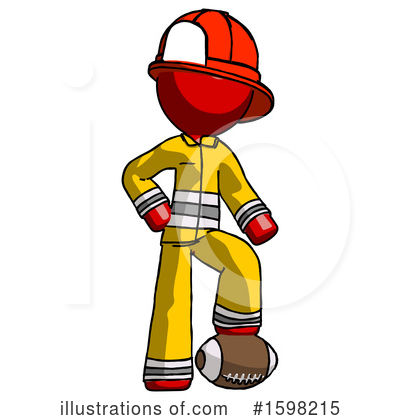 Royalty-Free (RF) Red Design Mascot Clipart Illustration by Leo Blanchette - Stock Sample #1598215