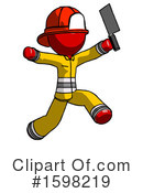 Red Design Mascot Clipart #1598219 by Leo Blanchette