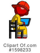 Red Design Mascot Clipart #1598233 by Leo Blanchette