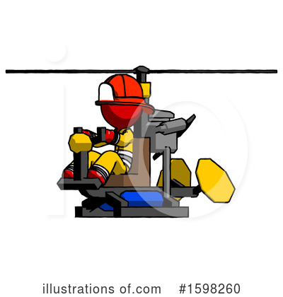 Royalty-Free (RF) Red Design Mascot Clipart Illustration by Leo Blanchette - Stock Sample #1598260