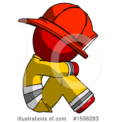 Royalty-Free (RF) Red Design Mascot Clipart Illustration by Leo Blanchette - Stock Sample #1598283