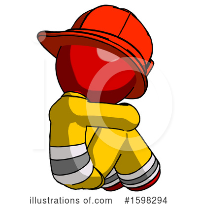 Royalty-Free (RF) Red Design Mascot Clipart Illustration by Leo Blanchette - Stock Sample #1598294