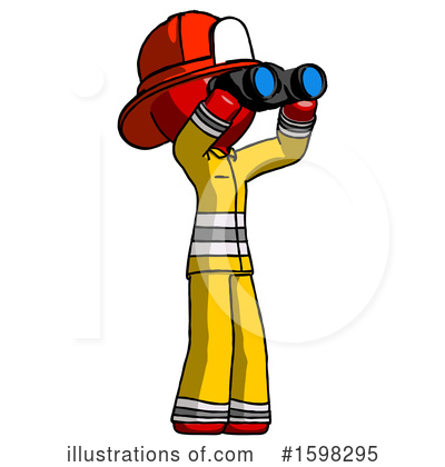 Royalty-Free (RF) Red Design Mascot Clipart Illustration by Leo Blanchette - Stock Sample #1598295