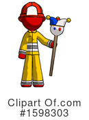 Red Design Mascot Clipart #1598303 by Leo Blanchette