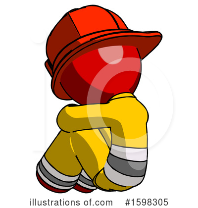 Royalty-Free (RF) Red Design Mascot Clipart Illustration by Leo Blanchette - Stock Sample #1598305