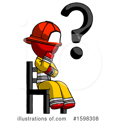 Royalty-Free (RF) Red Design Mascot Clipart Illustration by Leo Blanchette - Stock Sample #1598308