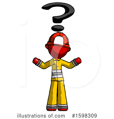 Royalty-Free (RF) Red Design Mascot Clipart Illustration by Leo Blanchette - Stock Sample #1598309