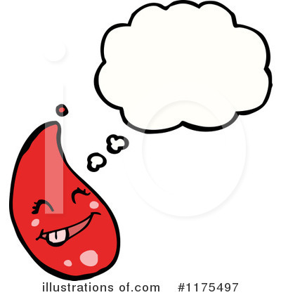 Royalty-Free (RF) Red Drop Clipart Illustration by lineartestpilot - Stock Sample #1175497