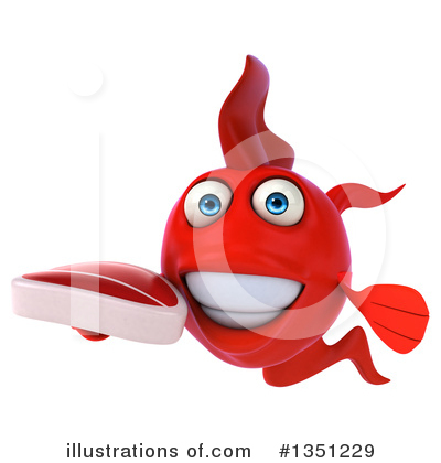 Red Fish Clipart #1312843 - Illustration by Julos