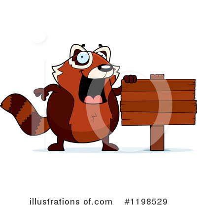 Red Panda Clipart #1198529 by Cory Thoman