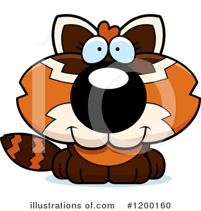 Royalty-Free (RF) Red Panda Clipart Illustration by Cory Thoman - Stock Sample #1200160