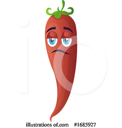 Royalty-Free (RF) Red Pepper Clipart Illustration by Morphart Creations - Stock Sample #1685927