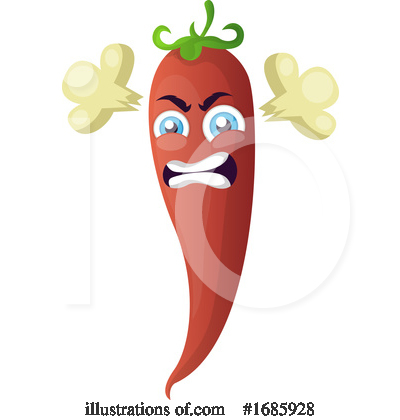 Royalty-Free (RF) Red Pepper Clipart Illustration by Morphart Creations - Stock Sample #1685928