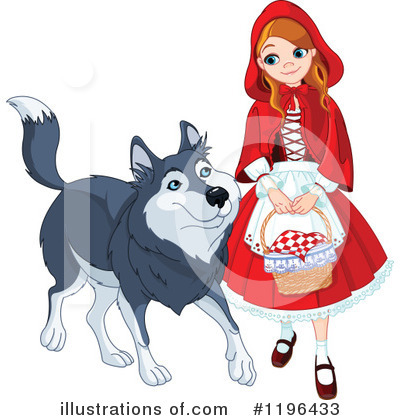 Little Red Riding Hood Clipart #1196433 by Pushkin