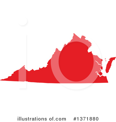 Royalty-Free (RF) Red State Clipart Illustration by Jamers - Stock Sample #1371880