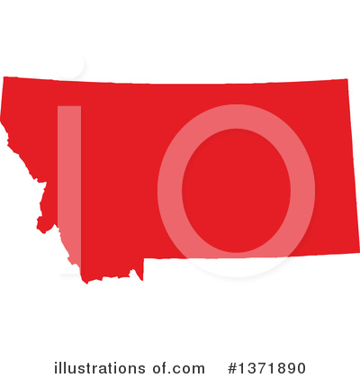 Royalty-Free (RF) Red State Clipart Illustration by Jamers - Stock Sample #1371890