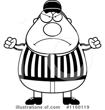 Royalty-Free (RF) Referee Clipart Illustration by Cory Thoman - Stock Sample #1160119