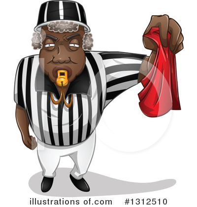 Royalty-Free (RF) Referee Clipart Illustration by Liron Peer - Stock Sample #1312510