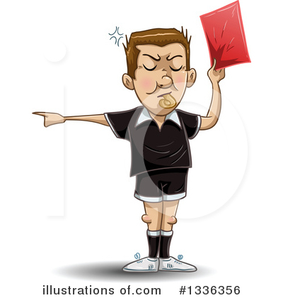 Royalty-Free (RF) Referee Clipart Illustration by Liron Peer - Stock Sample #1336356
