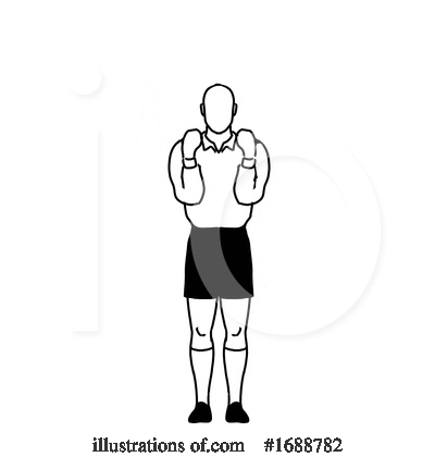 Royalty-Free (RF) Referee Clipart Illustration by patrimonio - Stock Sample #1688782
