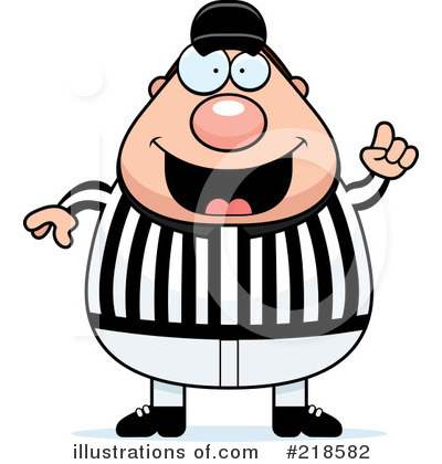 Royalty-Free (RF) Referee Clipart Illustration by Cory Thoman - Stock Sample #218582