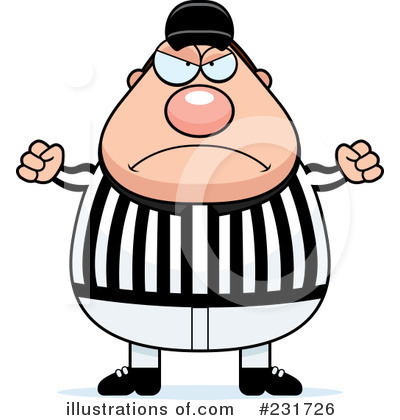 Royalty-Free (RF) Referee Clipart Illustration by Cory Thoman - Stock Sample #231726