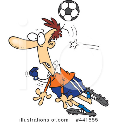 Royalty-Free (RF) Referee Clipart Illustration by toonaday - Stock Sample #441555