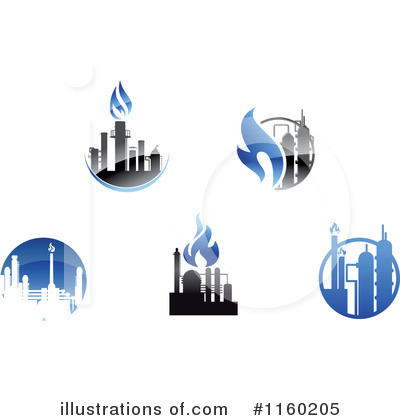 Royalty-Free (RF) Refinery Clipart Illustration by Vector Tradition SM - Stock Sample #1160205