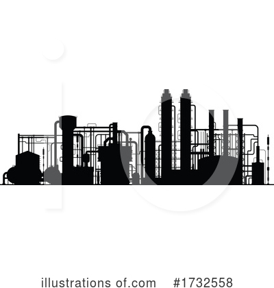 Royalty-Free (RF) Refinery Clipart Illustration by Vector Tradition SM - Stock Sample #1732558