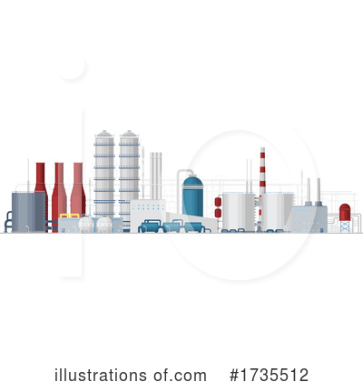 Royalty-Free (RF) Refinery Clipart Illustration by Vector Tradition SM - Stock Sample #1735512