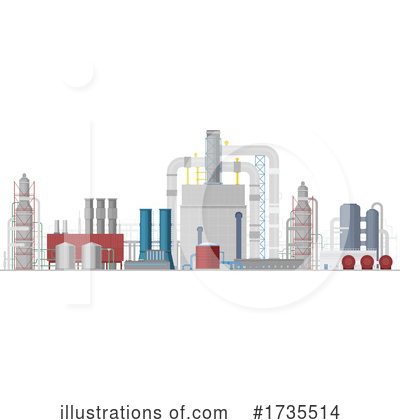 Royalty-Free (RF) Refinery Clipart Illustration by Vector Tradition SM - Stock Sample #1735514