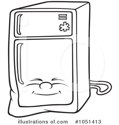 Royalty-Free (RF) Refrigerator Clipart Illustration by dero - Stock Sample #1051413