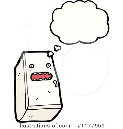 Royalty-Free (RF) Refrigerator Clipart Illustration by lineartestpilot - Stock Sample #1177959