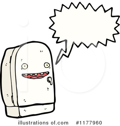Royalty-Free (RF) Refrigerator Clipart Illustration by lineartestpilot - Stock Sample #1177960