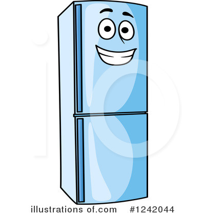 Royalty-Free (RF) Refrigerator Clipart Illustration by Vector Tradition SM - Stock Sample #1242044