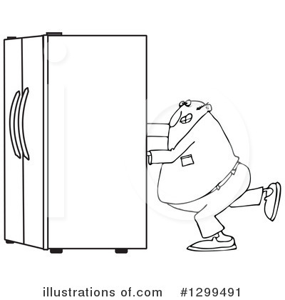 Fridge Clipart #1299491 by djart