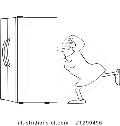 Fridge Clipart #1299496 by djart