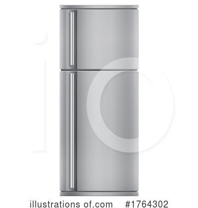 Royalty-Free (RF) Refrigerator Clipart Illustration by Vector Tradition SM - Stock Sample #1764302