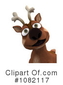Reindeer Clipart #1082117 by KJ Pargeter