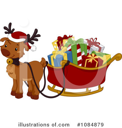 Royalty-Free (RF) Reindeer Clipart Illustration by BNP Design Studio - Stock Sample #1084879